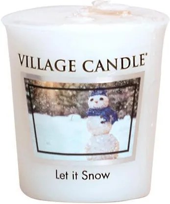 VILLAGE CANDLE Votívna sviečka Village Candle - Let it Snow