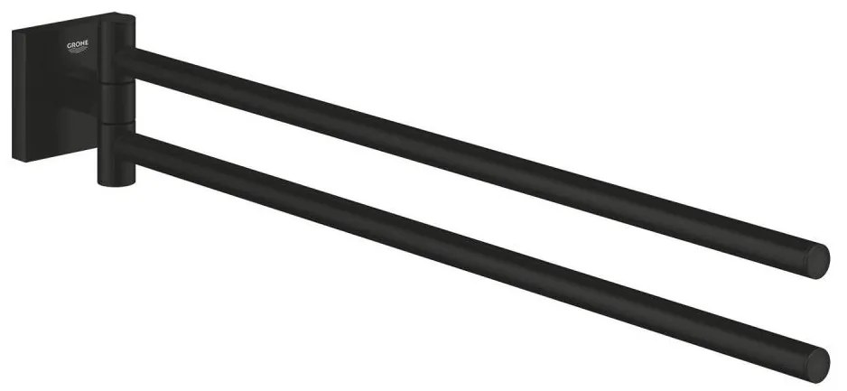 GROHE 409762430 - Držiak na uteráky START CUBE 438 mm čierny