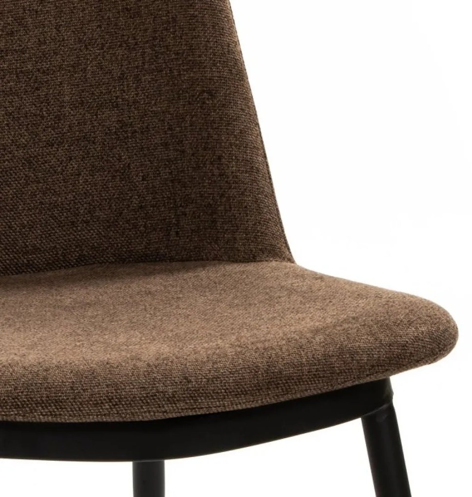 ROSSI DARK BROWN ČALÚNENÁ STOLIČKA brown