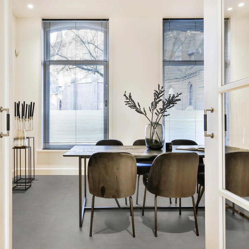 Gerflor, PVC podlaha - lino Flexar Nerok 2152 Shade Grey, na mieru, šíře 2m,4m, šedá, bez podkladu, chodba / predsieň