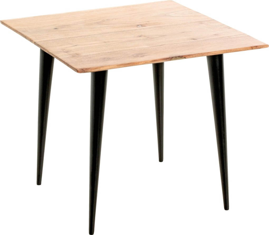 XXXLutz PRÍRUČNÝ STOLÍK, akácia, čierna, farba akácie - Stolíky do obývačky - 001931046401