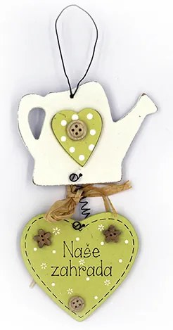 Nekupto Dřevěná cedulka zahrada Naše zahrada