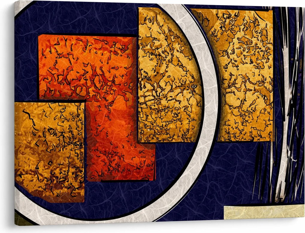 Obraz abstrakcie (70x50 cm)