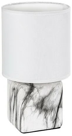 Rabalux 74069 stolná lampa Nalisa, hranatá, biela