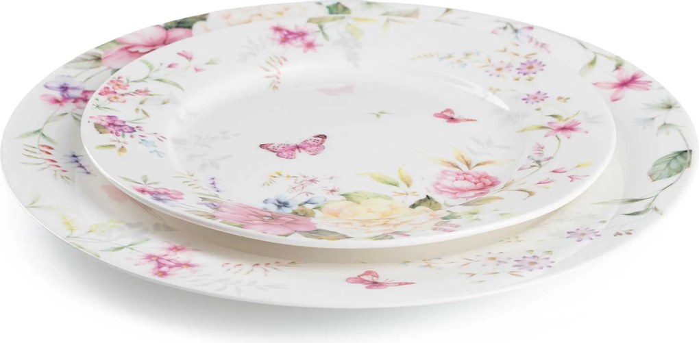 Porcelánový tanier Delicate Flowers, (fi) 27 cm, kvety