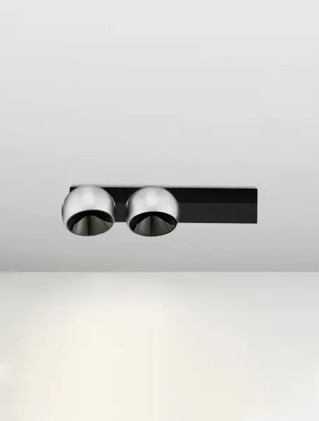 LED stmievateľné nikel moderné stropné svietidlo Lusa