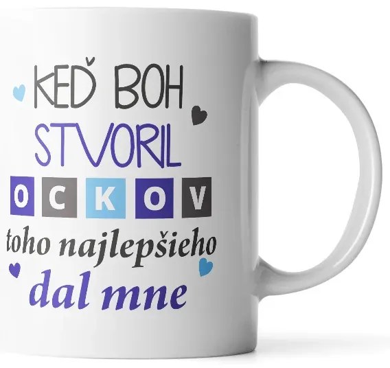 Sablio Hrnek Když Bůh stvořil tatínky - 890 ml - XXL
