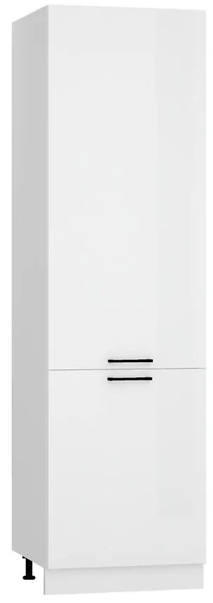 Kuchynská skrinka Oscar D60lo 2133 Pl 2fr biely lesk/biela