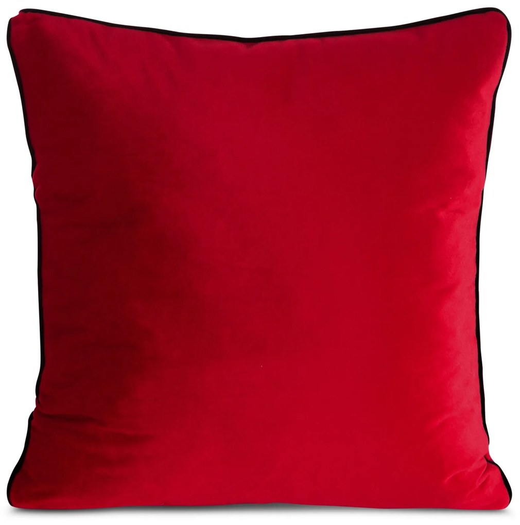 DEKORAČNÁ OBLIEČKA NA VANKÚŠ GAJA2 60X60 CM ČERVENÁ