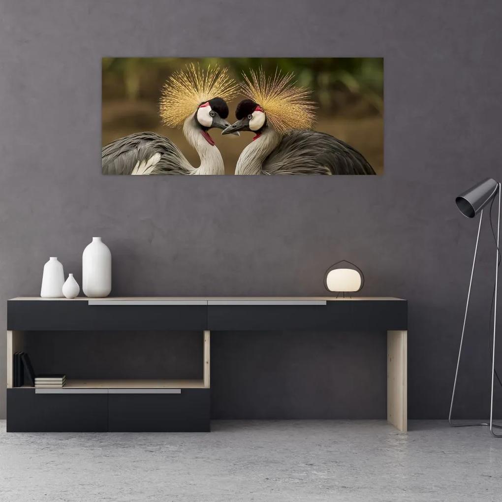 Obraz vtákov (120x50 cm)