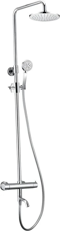 SAPHO - KIMURA sprchový / vaňový stĺp s termostatickou batériou, chróm (KU500)