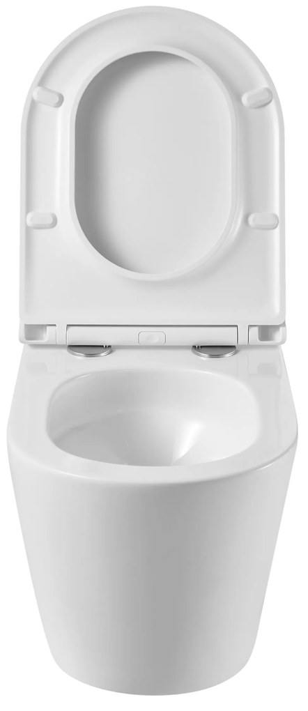 Invena Limnos, závesná WC misa so Swirlflush 490x370x360 mm + toaletné sedadlo s pomalým zatváraním, biela, INV-CE-93-001-L