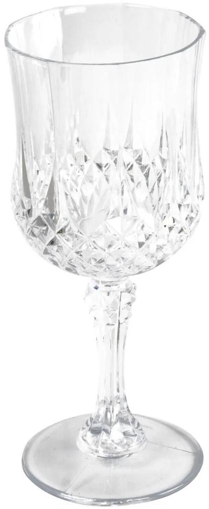 Alpina Plastové poháre na víno, 200 ml, 6 ks