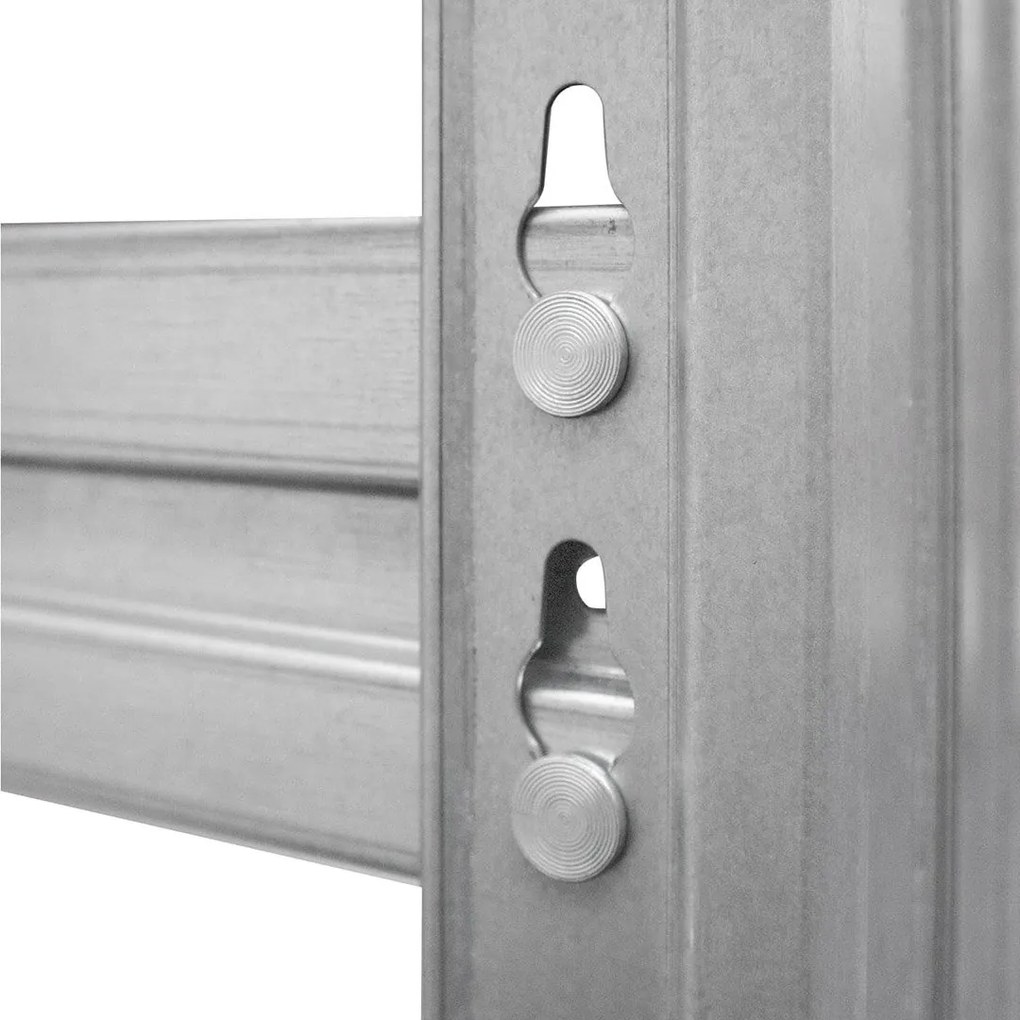 Pracovný stôl BULLRACK 90x150x60 cm, zinok