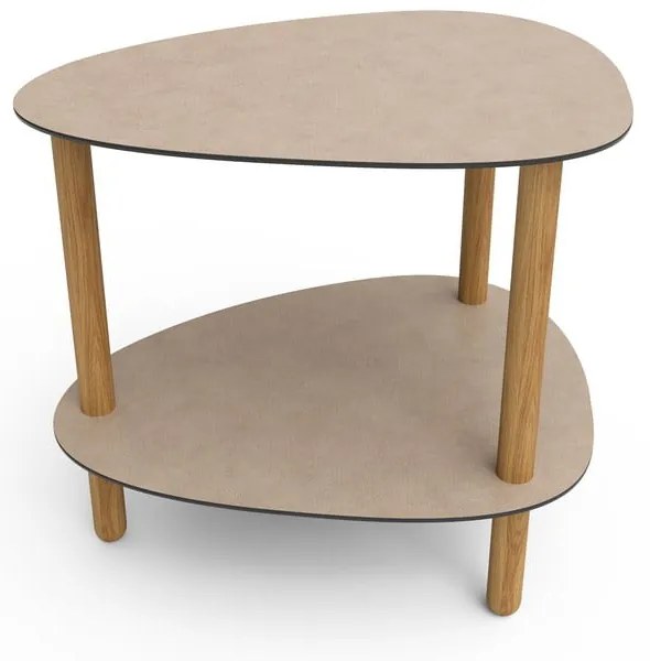 Odkladací stolík 44x45 cm Curve L Bull – LIND DNA