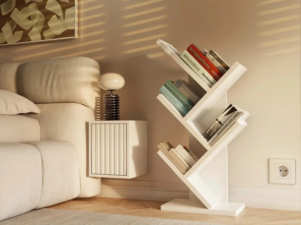 Knižnica Zábavná Mini 26,5 cm biela