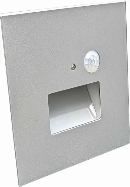 LED Schodiskové svietidlo so snímačom pohybu LED/1,5W/230V 3000/4000/6000K sivá