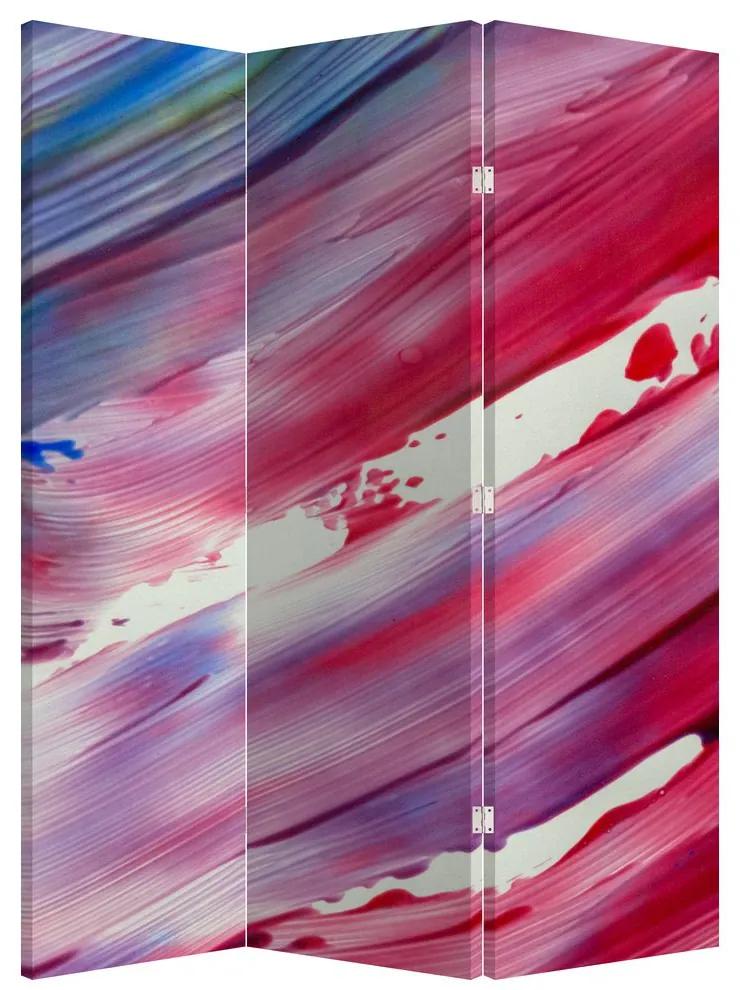 Paraván - ružovomodrá farby (126x170 cm)