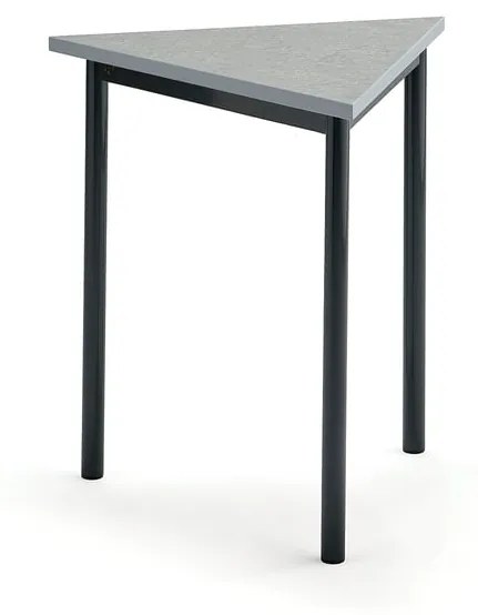 Stôl SONITUS TRIANGEL, 700x700x720 mm, linoleum - šedá, antracit