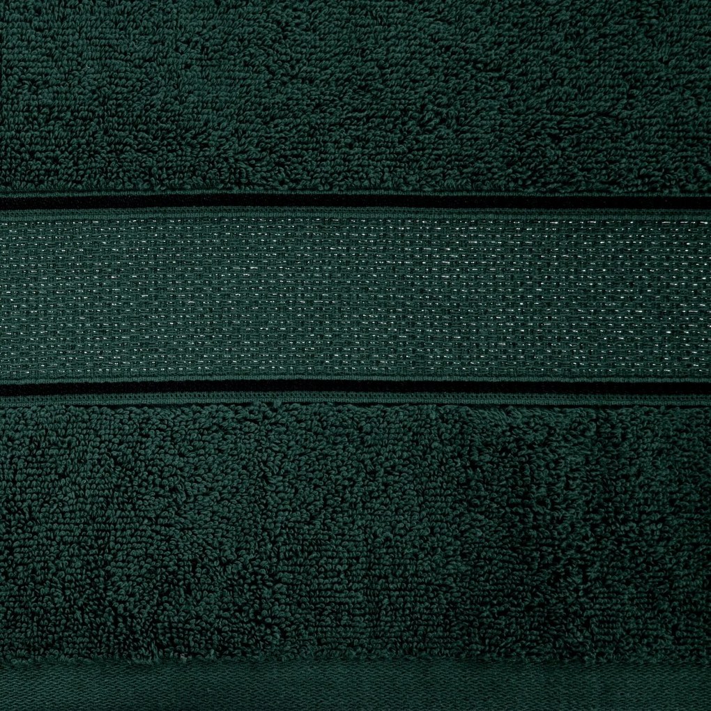 BAVLNENÝ UTERÁK LIANA SADA 6KS 50X90 CM TMAVOZELENÁ