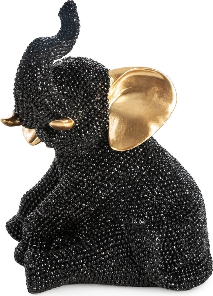 DEKORAČNÁ SOŠKA ELDO 14X12X18 CM ČIERNA