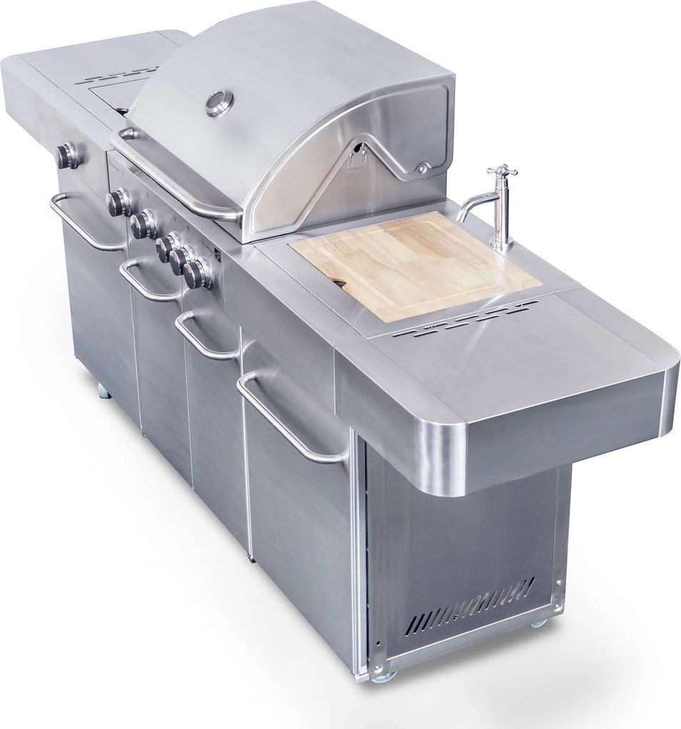 Plynový gril G21 Arizona, BBQ kuchyňa Premium Line 6 horákov + zadarmo redukčný ventil