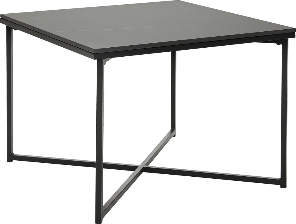 XXXLutz KONFERENČNÝ STOLÍK, čierna, kov, keramika, 60/43/60 cm Livetastic - Stolíky do obývačky - 002056002701