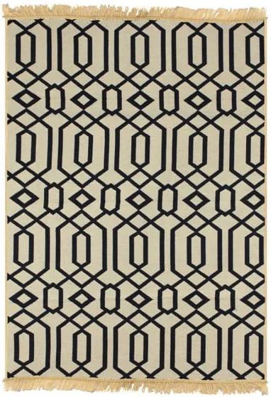 Modro-béžový koberec Ya Rugs Kenar, 120 × 180 cm