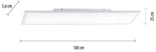 JUST LIGHT. 14682-16 -LED RGB Stm. prisad. panel LOLA FLAT LED/28,5W/230V + DO