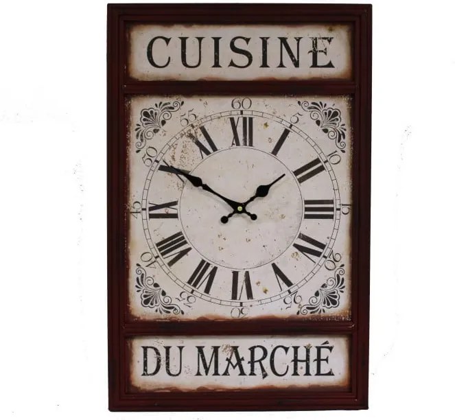 Nástenné hodiny Antic Line Cuisine Du Marche