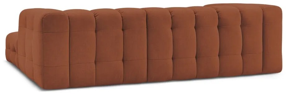 Rohová pohovka v tehlovej farbe Cloud – Bobochic Paris