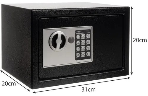 Malatec 22627 Trezor digitálny XL 300 x 195 x 170 mm čierny