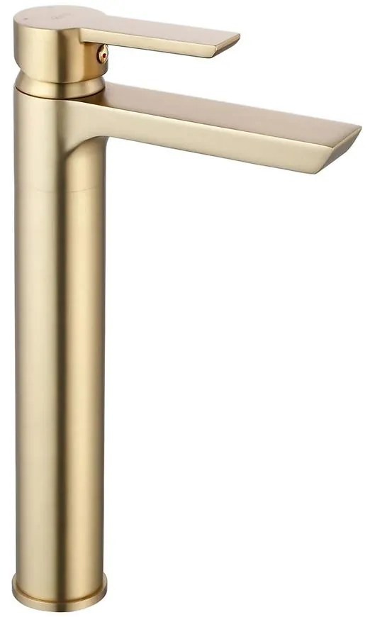Umývadlová batéria vysoká Rea Argus zlatá kartáčovaná