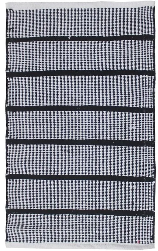 Koberec Breton Stripe 0,8/1,5 DO-RUG-C1005 čierny