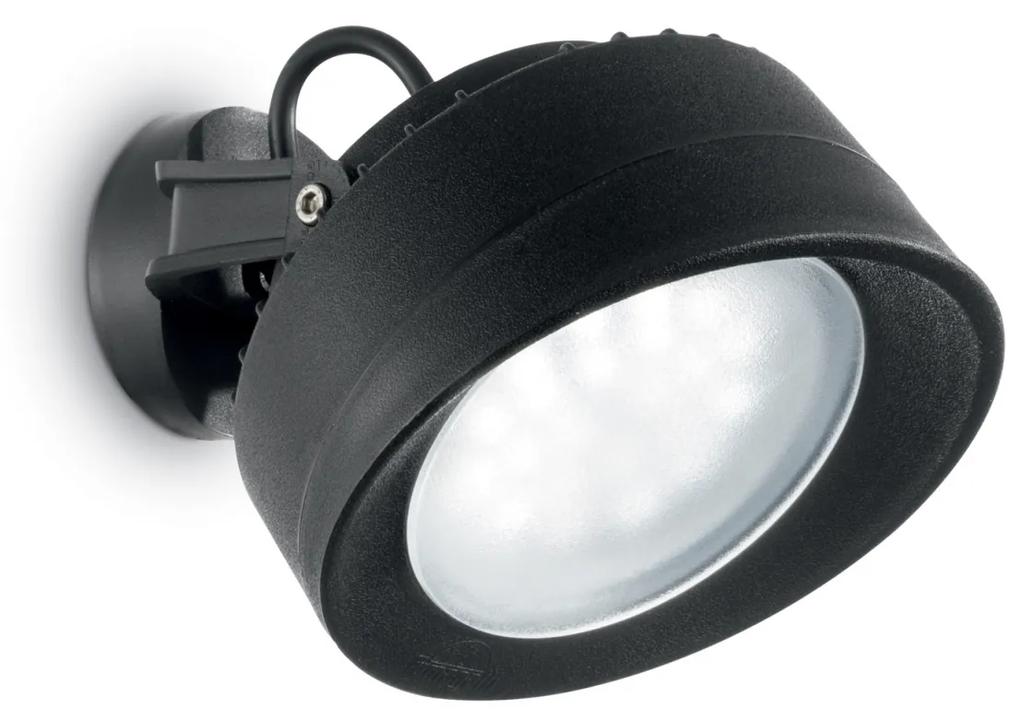 IDEAL LUX Vonkajšia LED nástenná lampa TOMMY, čierna