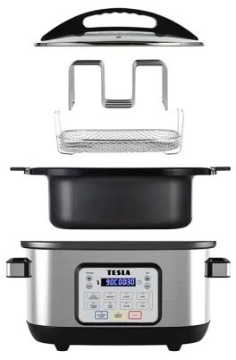 TESLA Electronics MultiCook - Multifunkčný elektrický hrniec 6 l 10v1 1250W/230V