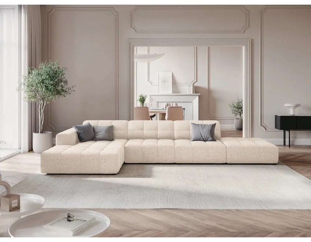 Krémová rohová pohovka Chicago – Cosmopolitan Design
