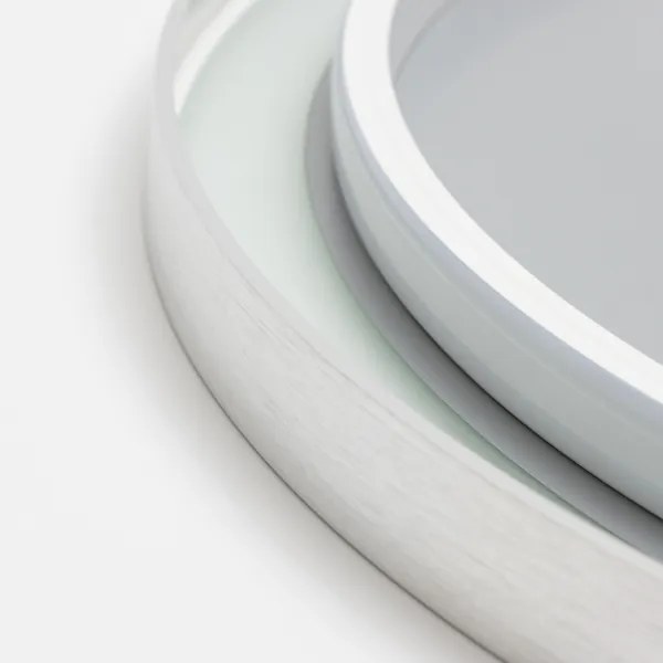 Brilagi-LED stmievateľné vyhrievané zrkadlo s podsvietením ALU PRO LED/18W/230V pr. 60 cm IP44 matný chróm