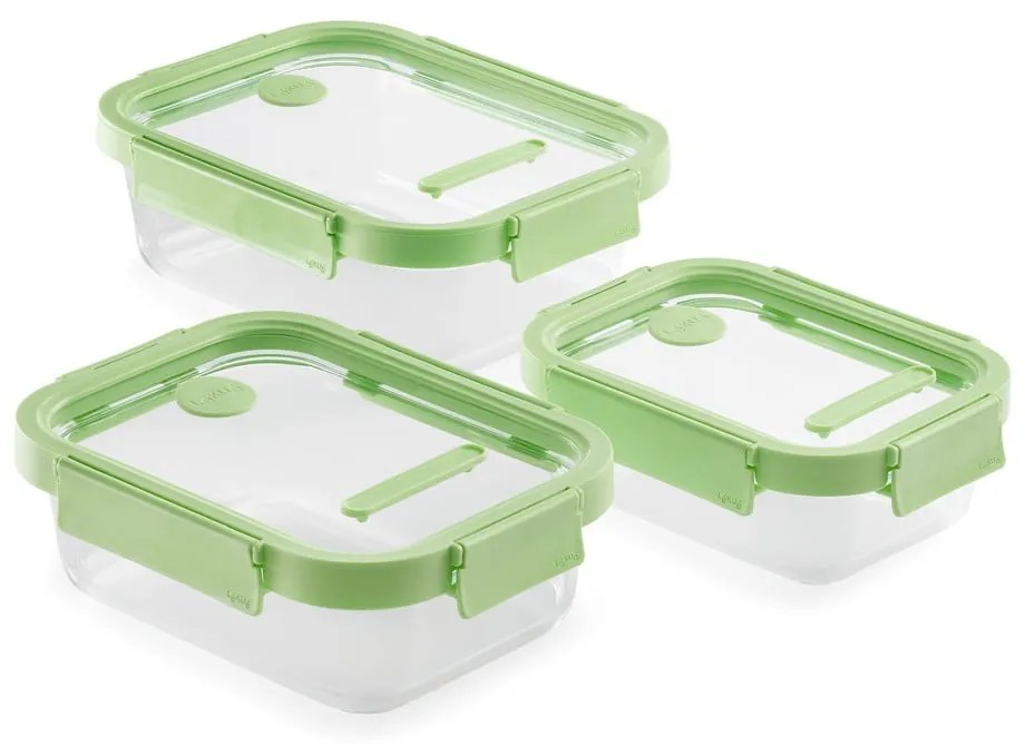 Potravinové škatuľky v súprave 3 ks – Lékué