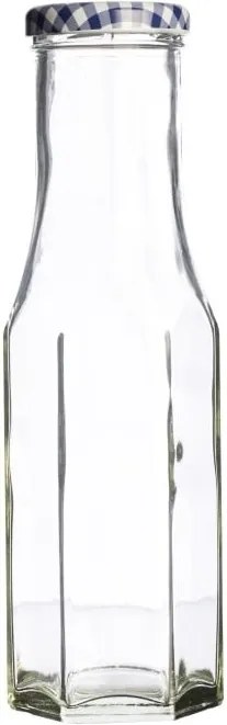 Sklenená fľaša s viečkom Kilner Hexagonal, 250 ml