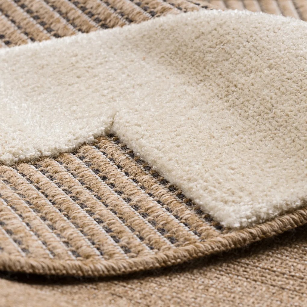 Dywany Łuszczów, Kusový koberec Spark 0696A beige/cream, 160x220, béžová, chodba / predsieň