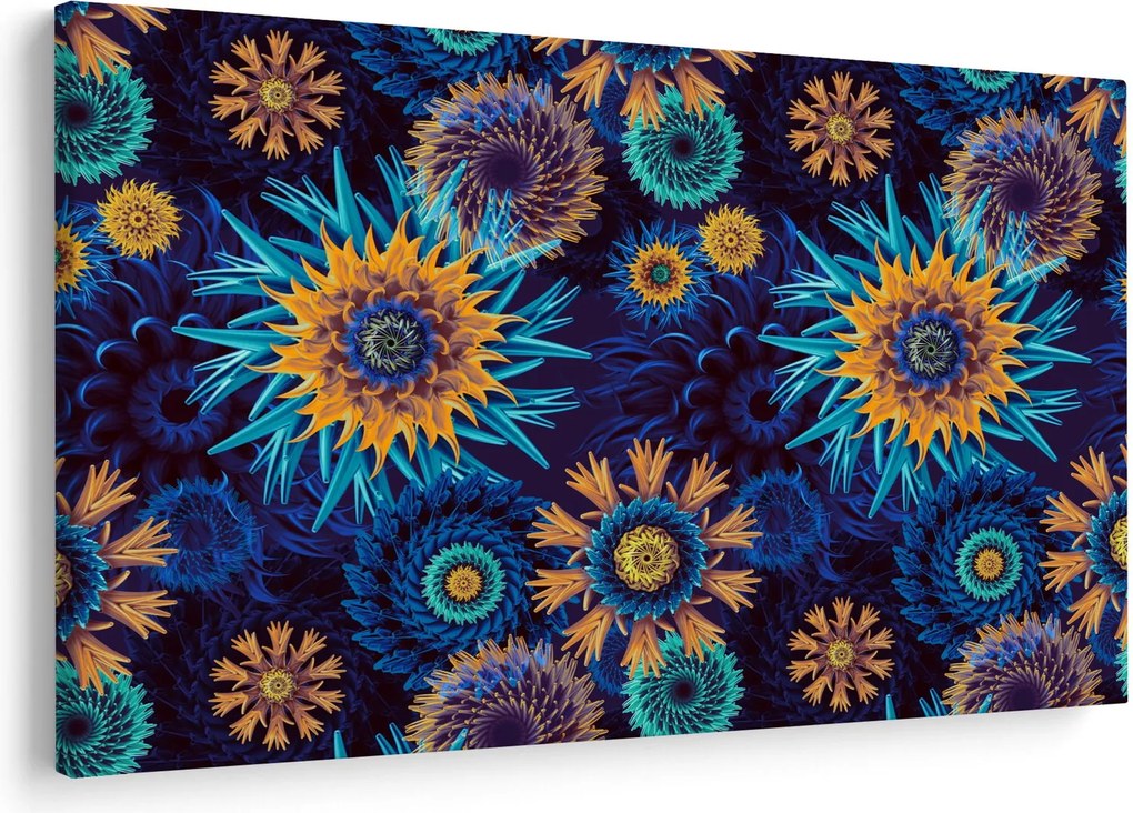 Obraz - 3D kvety (90x60 cm)