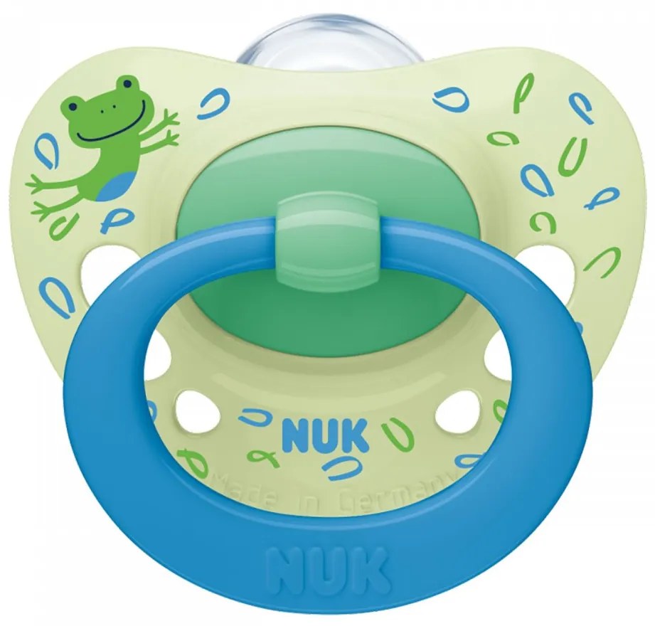 Dojčenský cumlík NUK Signature 6-18 m blue, vel. 6-18 m
