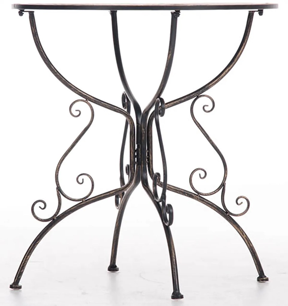 Kovový stôl GS13436802 - Bronzová