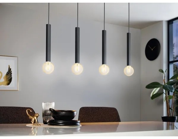 Eglo 98057 - Luster na lanku CORTENOVA 4xE27/60W/230V