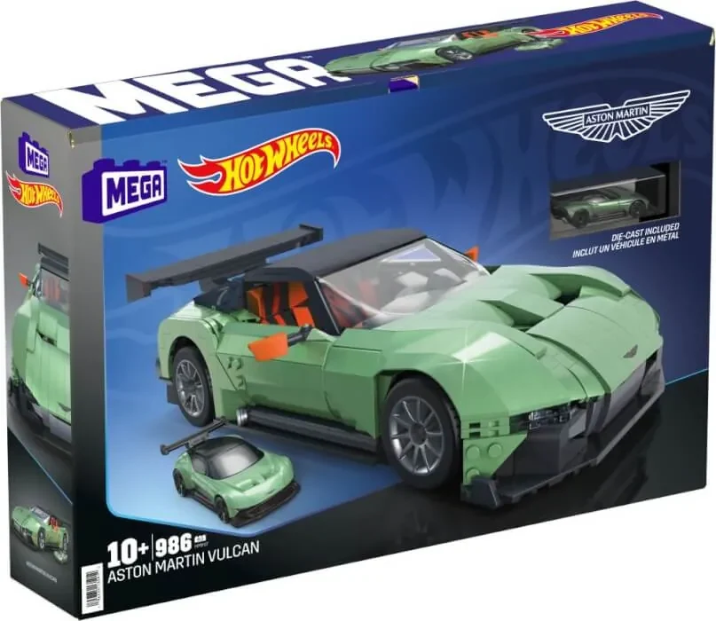 MEGA CONSTRUX HOT WHEELS ZBERATEĽSKÝ ASTON MARTIN VULCAN