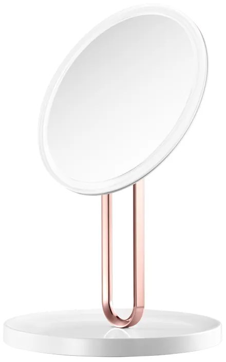 Bezdoteku LED kozmetické makeup zrkadlo BALET nabíjacie biele