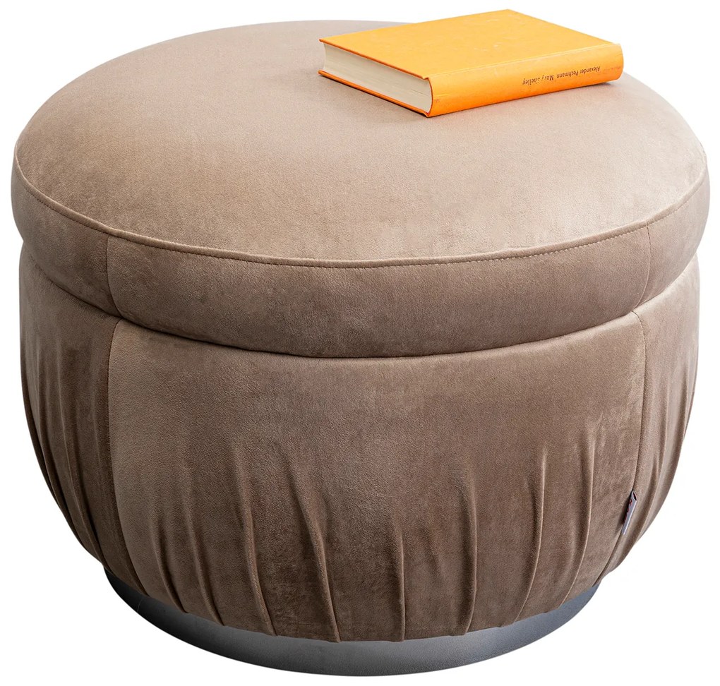Nube taburetka sivá Ø56 cm