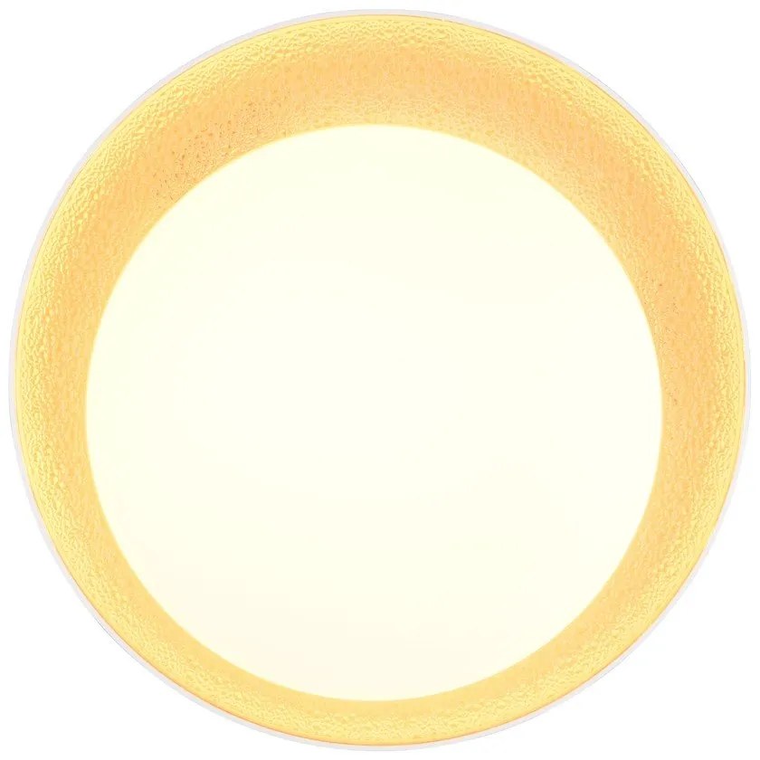 Bielo-svetlohnedé LED stropné svietidlo ø 45 cm Aleta – Reality