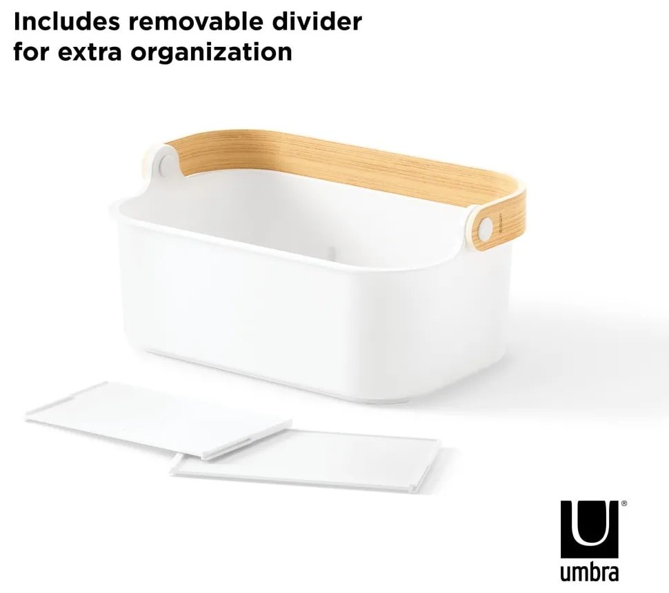 Biely plastový kúpeľňový organizér Bellwood - Umbra